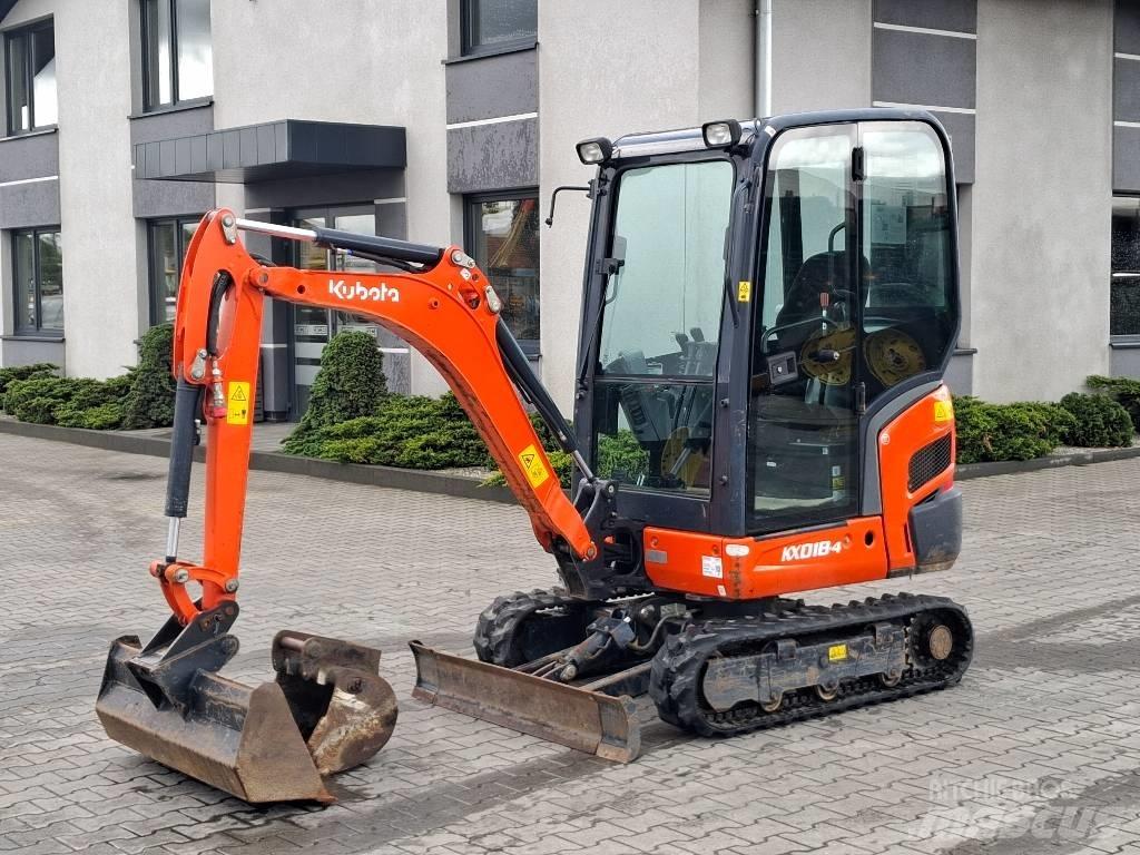 Kubota KX 018-4 Miniekskavaatorid < 7 t