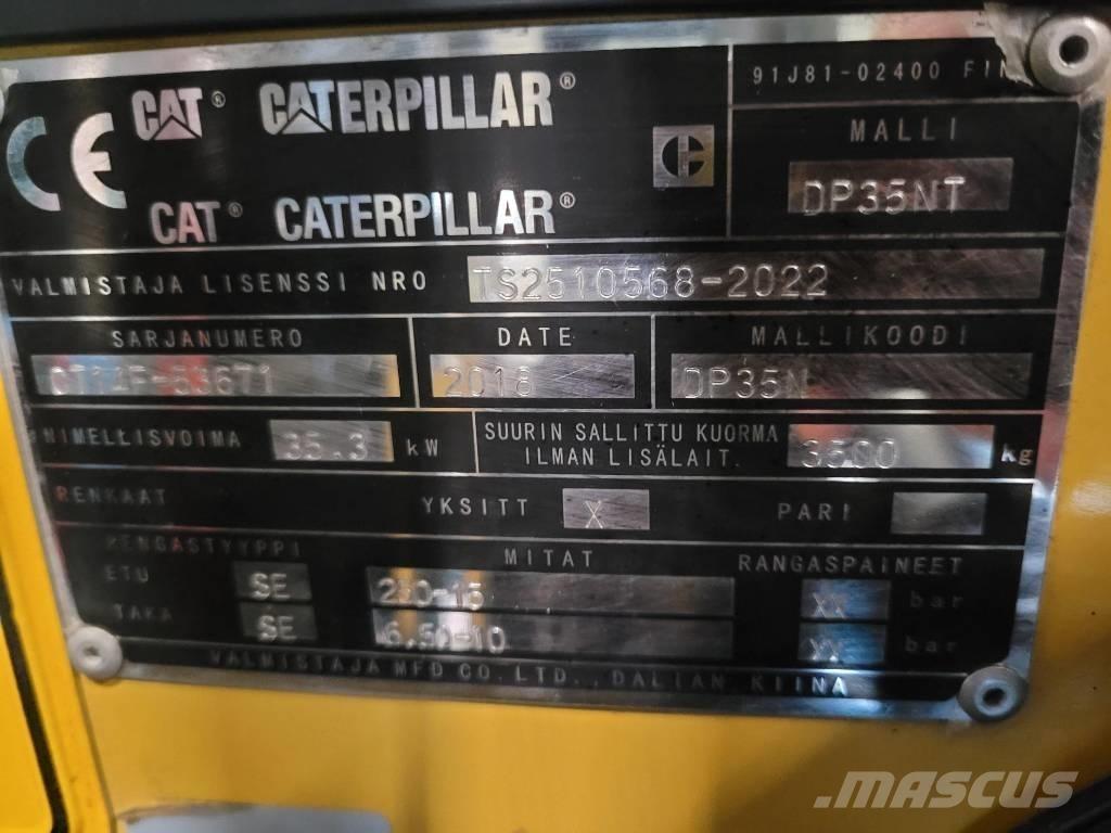 CAT DP 35 N Diiseltõstukid