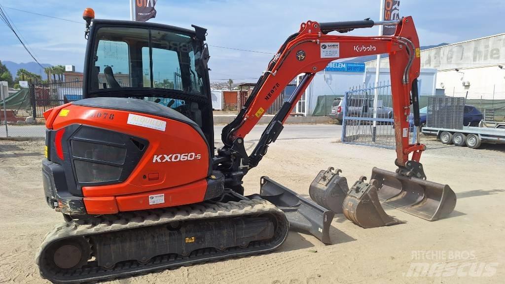 Kubota KX 060-5 Miniekskavaatorid < 7 t