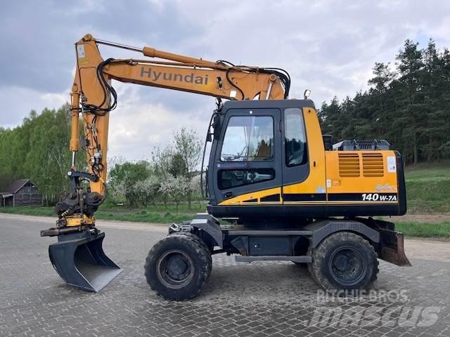 Hyundai Robex 140 W Ratasekskavaatorid