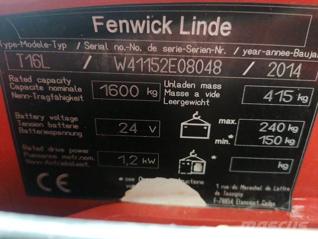 Linde T16L Elektriline alusesiirdaja