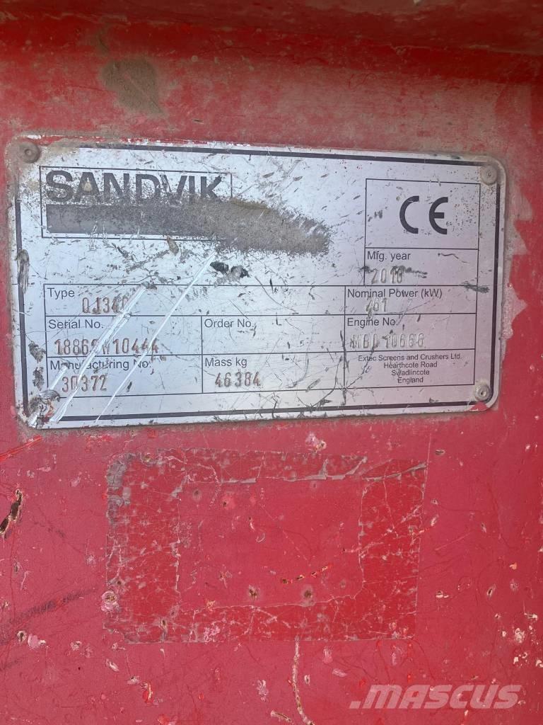 Sandvik QJ 340 Iseliikuvad purustid