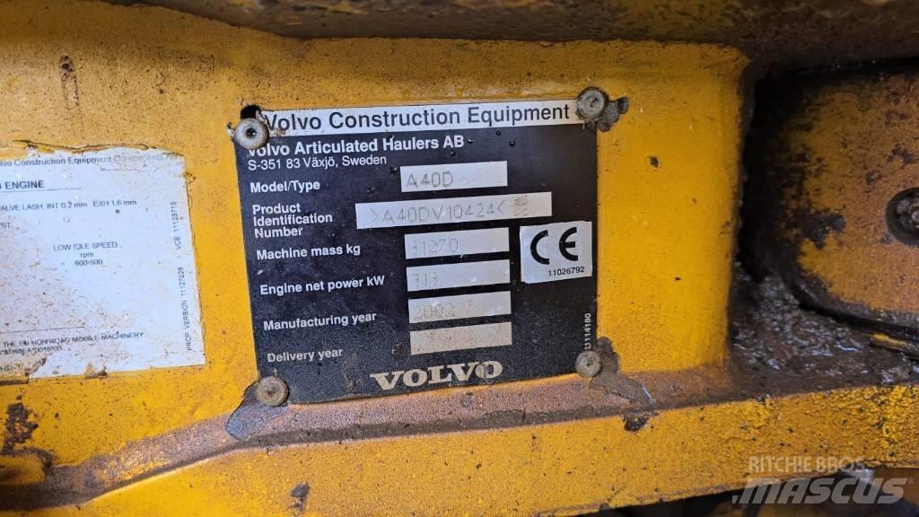 Volvo A 40 D Liigendraamiga pinnaseveokid