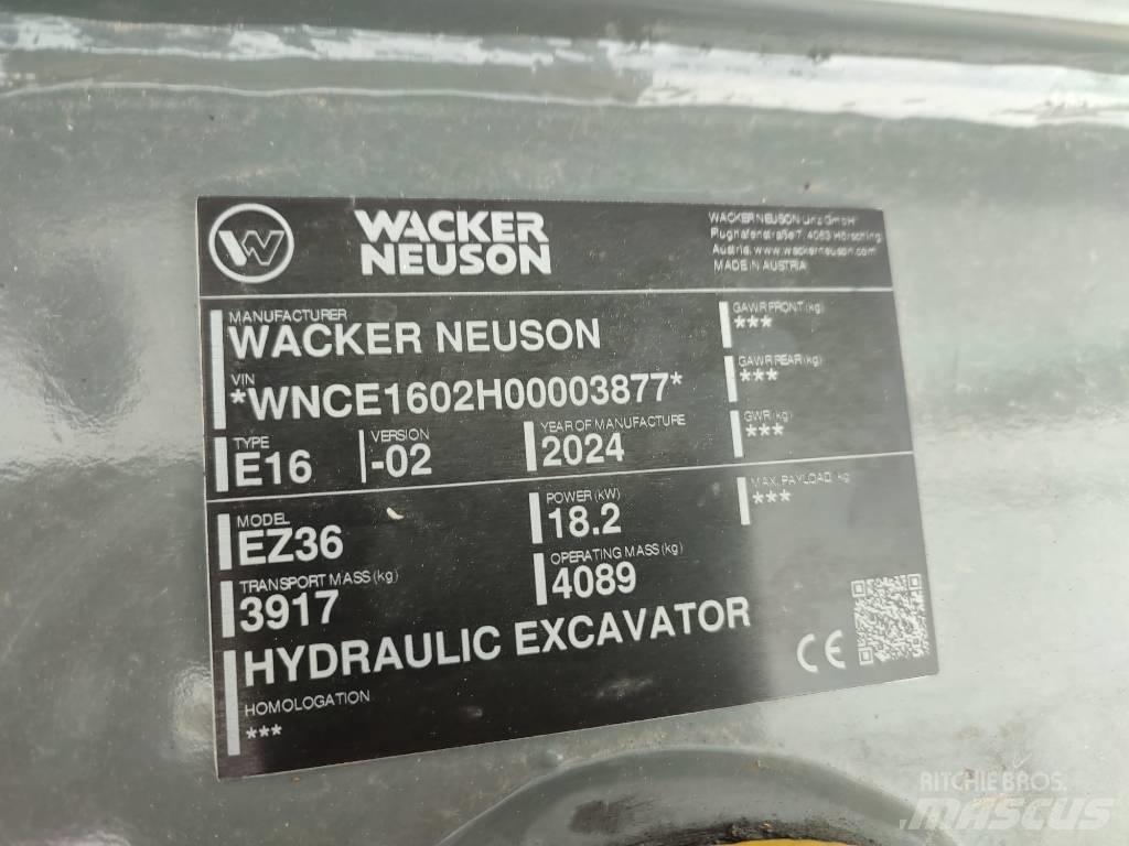 Wacker Neuson EZ 36 Miniekskavaatorid < 7 t
