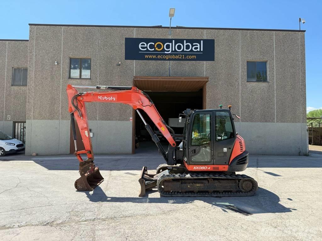 Kubota KX 080-4 Väikeekskavaatorid 7t-12t