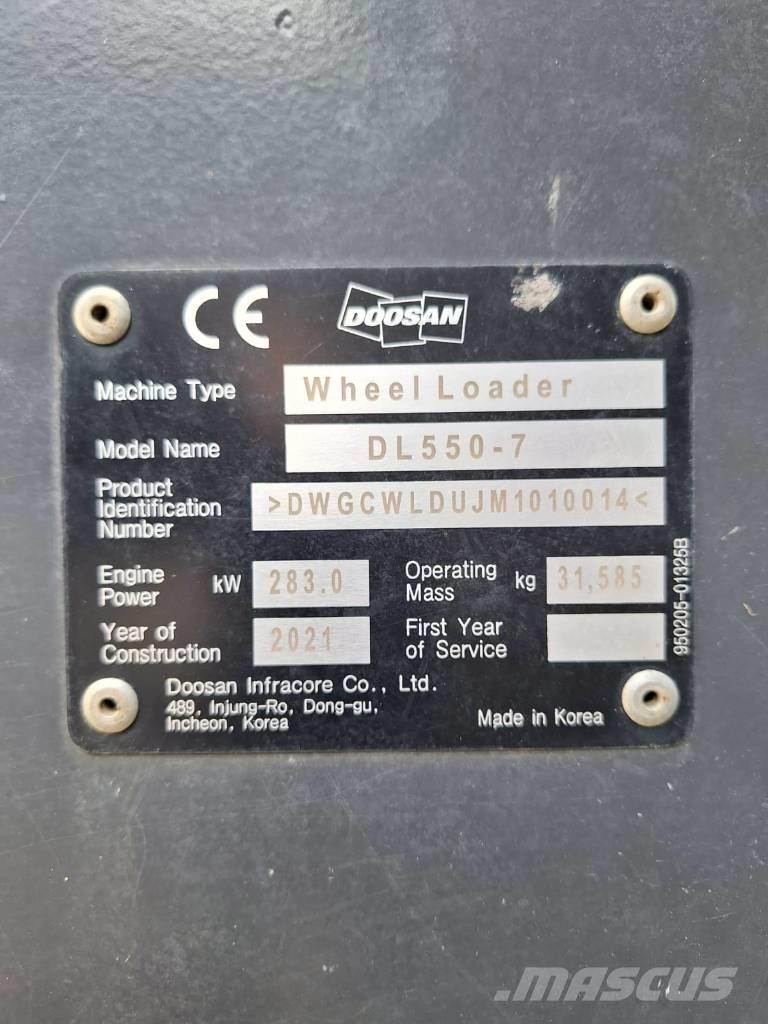 Doosan DL550-7 Rataslaadurid