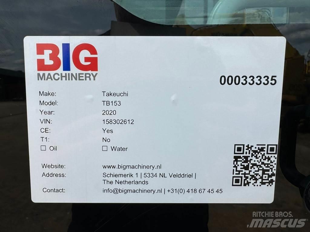 Takeuchi TB153FR Miniekskavaatorid < 7 t