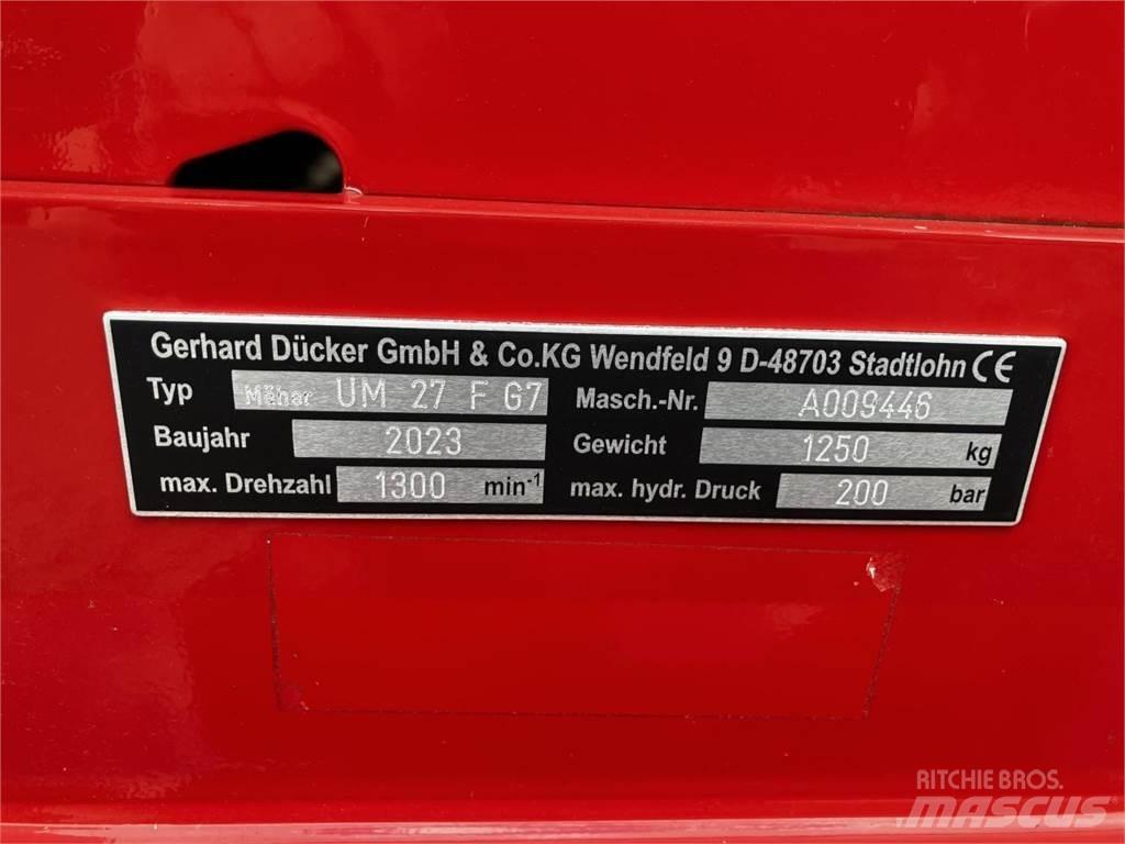 Dücker UM-27 Karjamaade niidukid / pealselõikurid