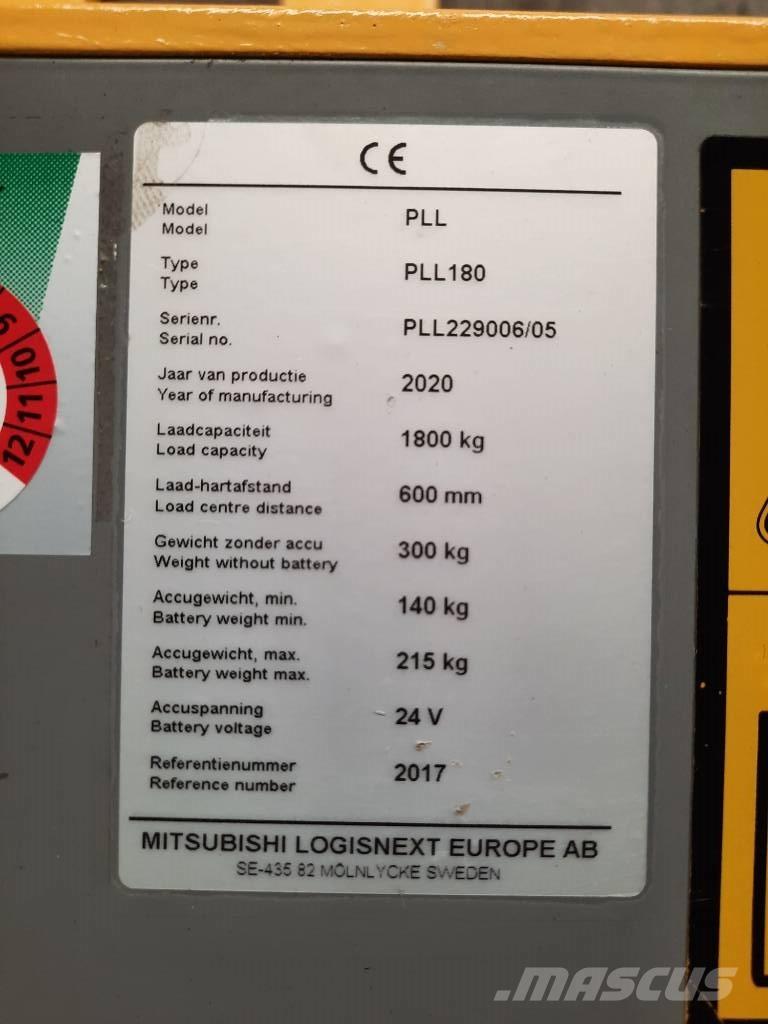 UniCarriers PLL180 Elektriline alusesiirdaja