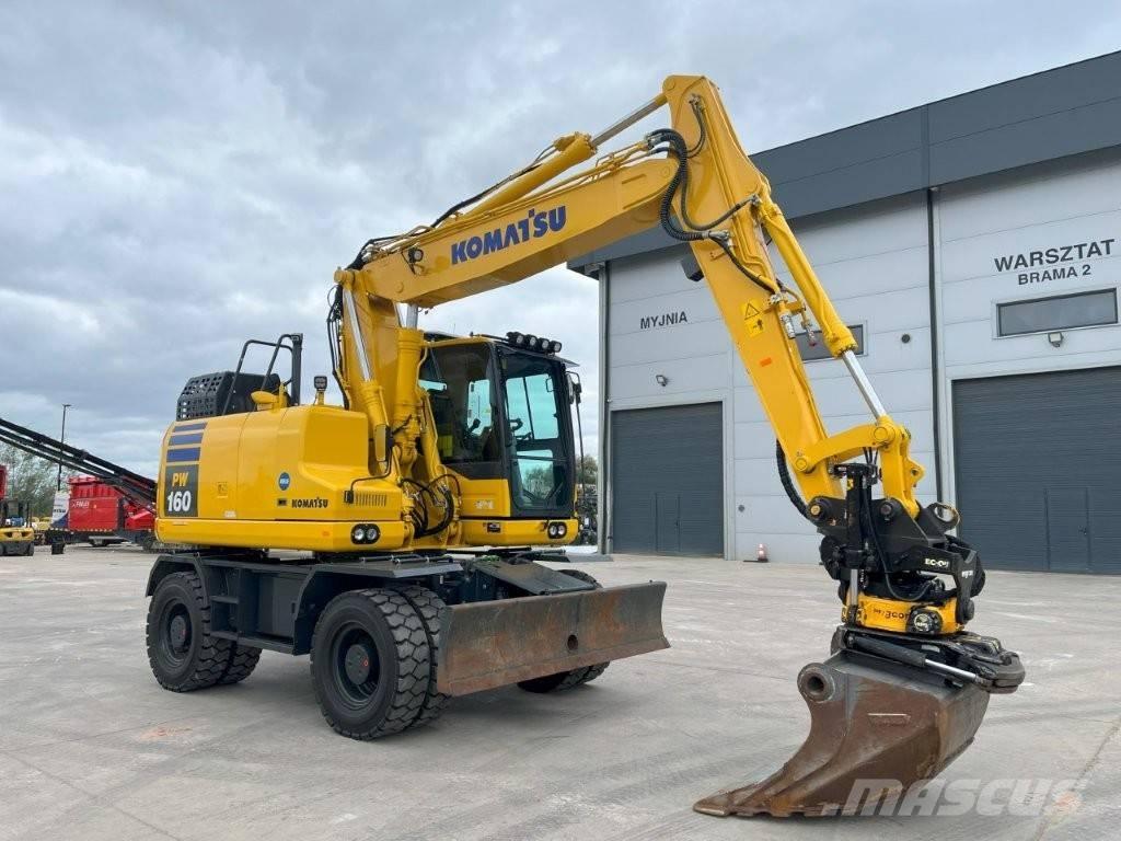 Komatsu PW 160-11 Ratasekskavaatorid