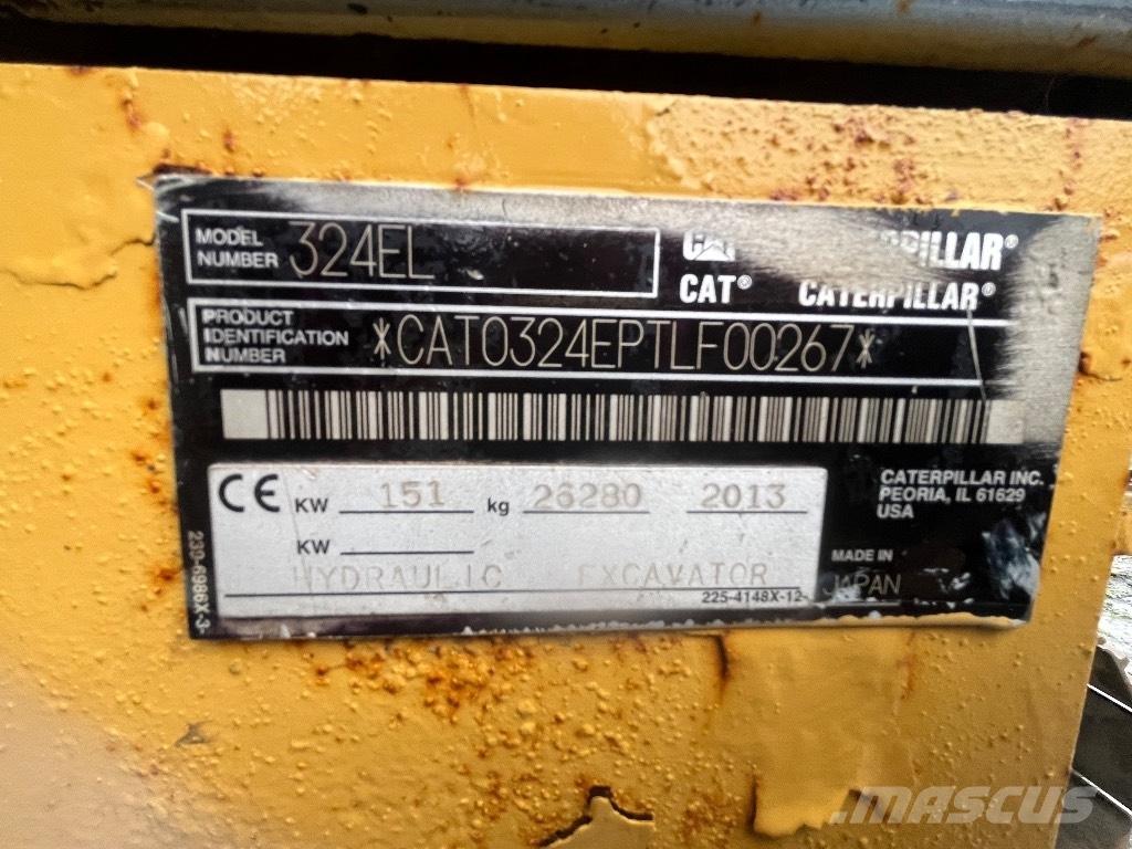 CAT 324 E Roomikekskavaatorid