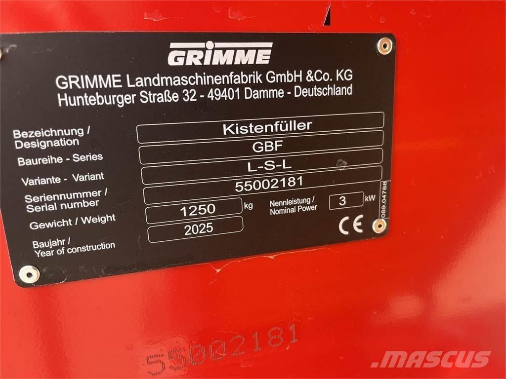 Grimme GBF LSL Lao laadurid