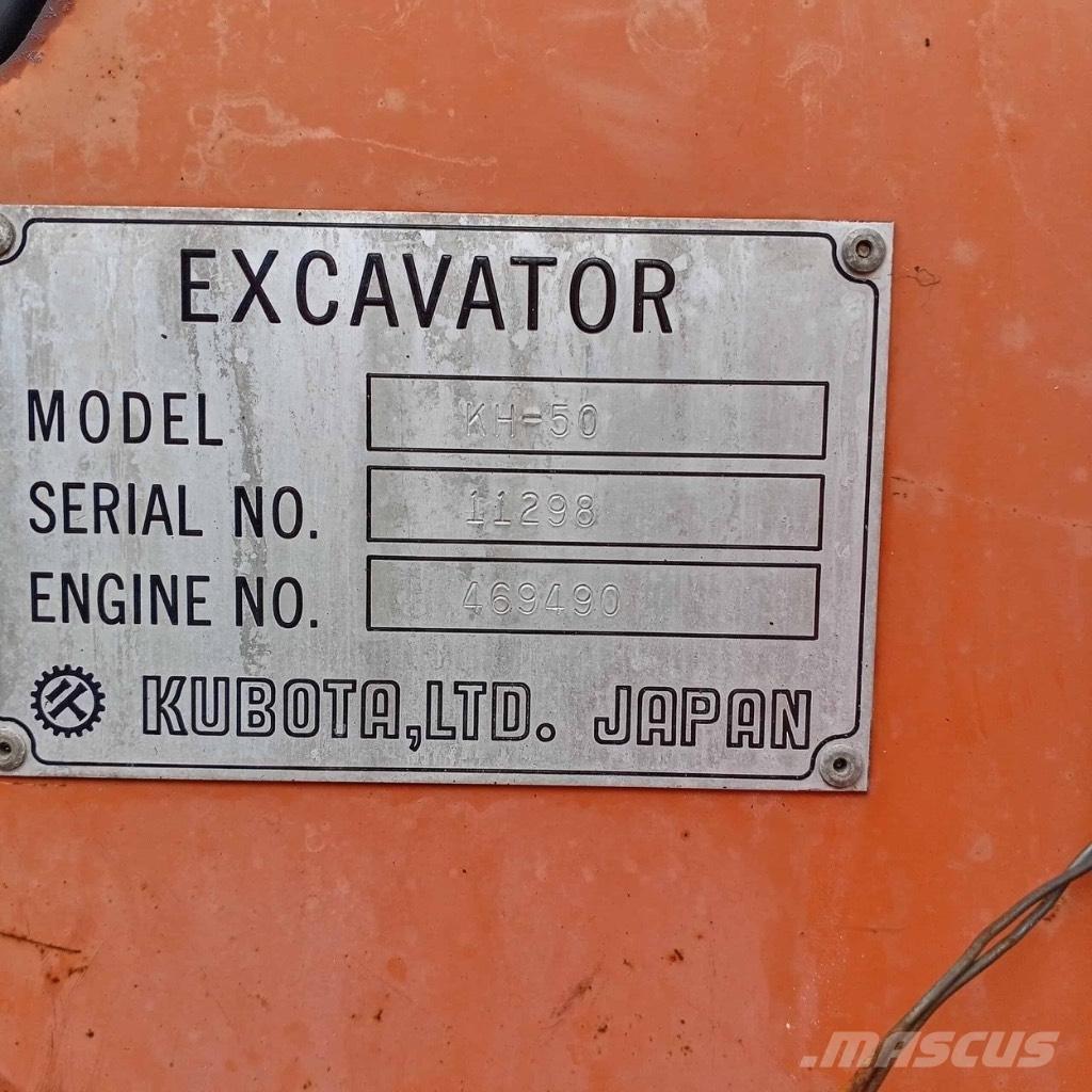 Kubota KH 50 Miniekskavaatorid < 7 t