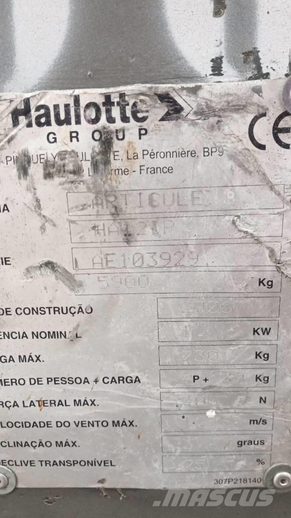 Haulotte HA 12 IP Iseliikuvad poomtõstukid