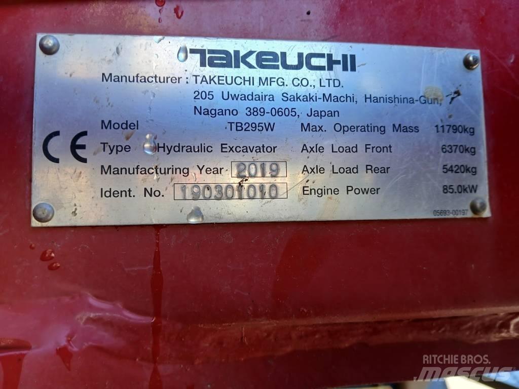 Takeuchi TB 295 W Ratasekskavaatorid