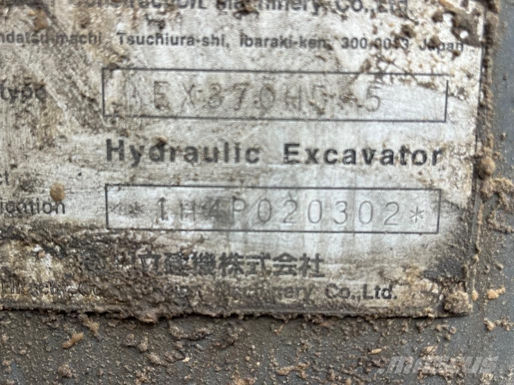Hitachi Ex370-5 Roomikekskavaatorid