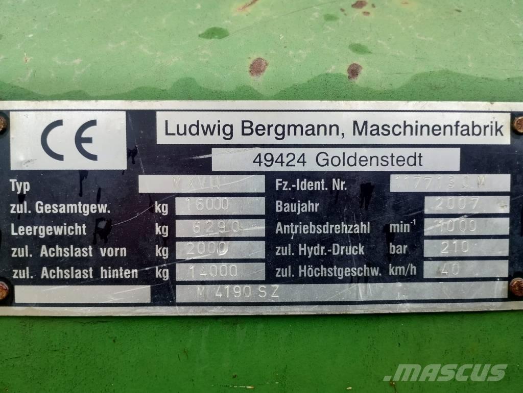 Bergmann M 4190 SZ Muud põllumajandusmasinad