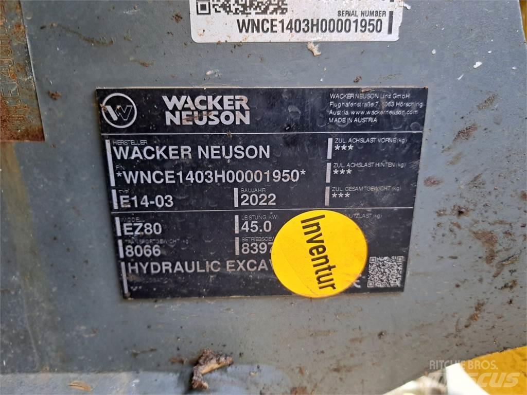 Wacker Neuson EZ80 Roomikekskavaatorid