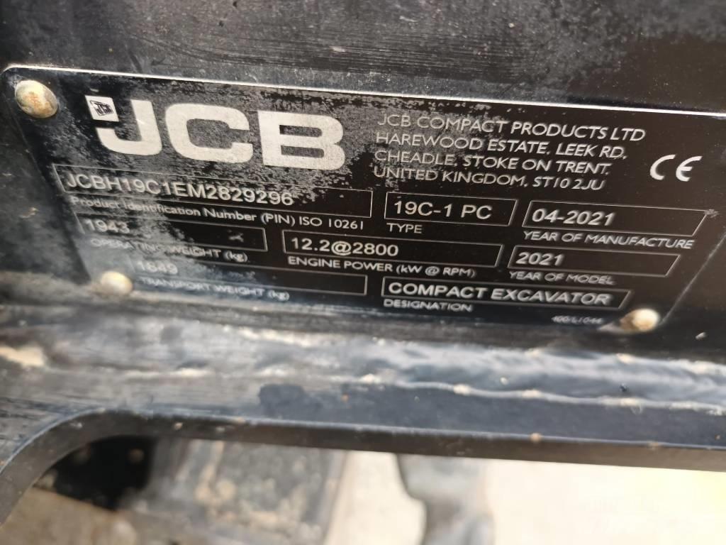 JCB 19 C-1 Miniekskavaatorid < 7 t