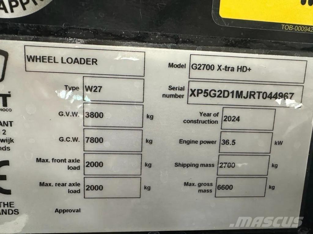 GiANT G2700HD+ Väikelaadurid