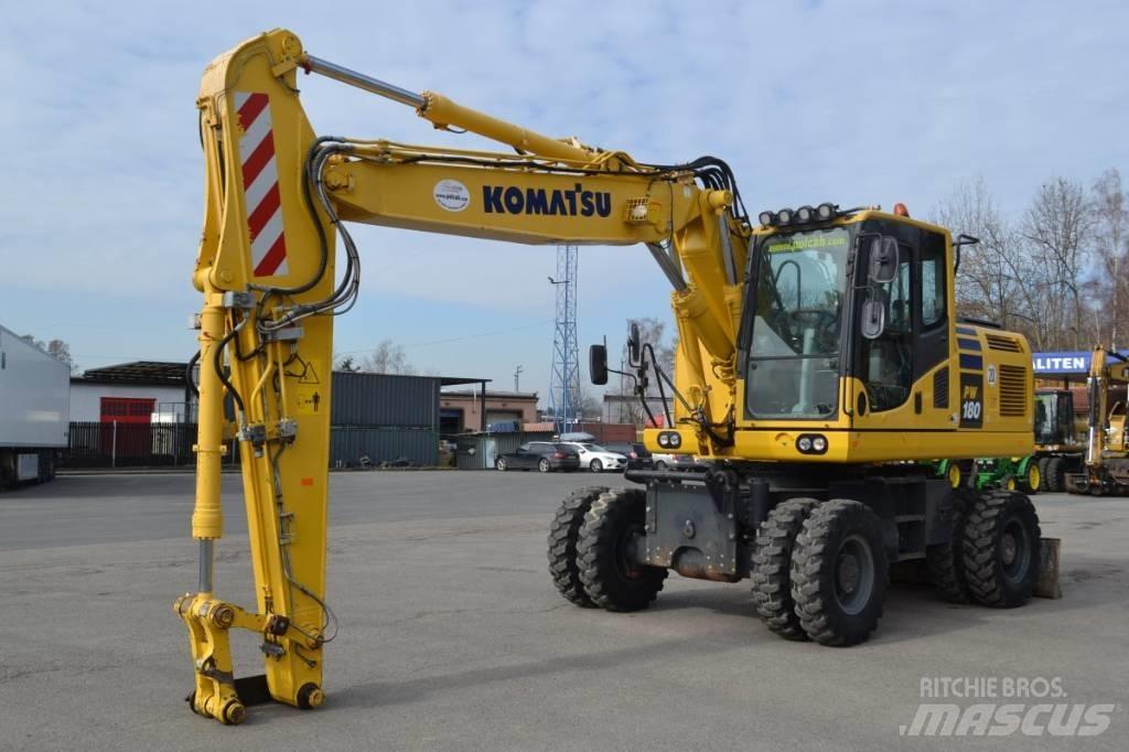 Komatsu PW 180-10 Ratasekskavaatorid