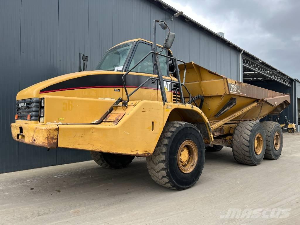 CAT 735 Liigendraamiga pinnaseveokid