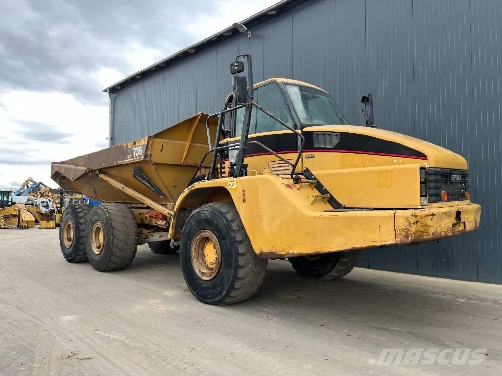 CAT 735 Liigendraamiga pinnaseveokid