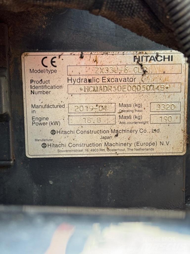 Hitachi ZX 33 U-6 Miniekskavaatorid < 7 t