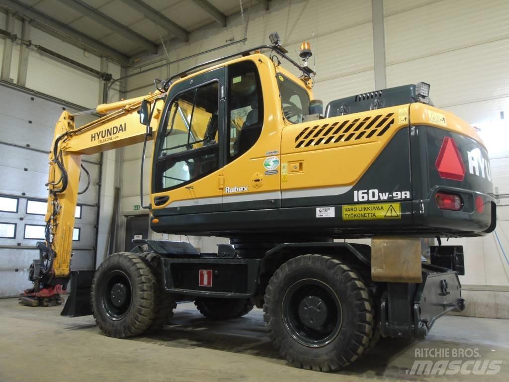 Hyundai R 160 W-9A Ratasekskavaatorid