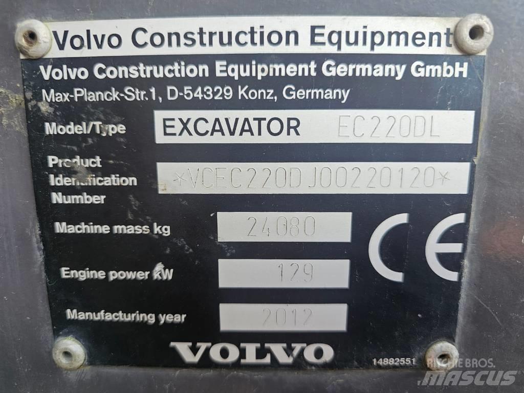 Volvo EC 220 DL Roomikekskavaatorid