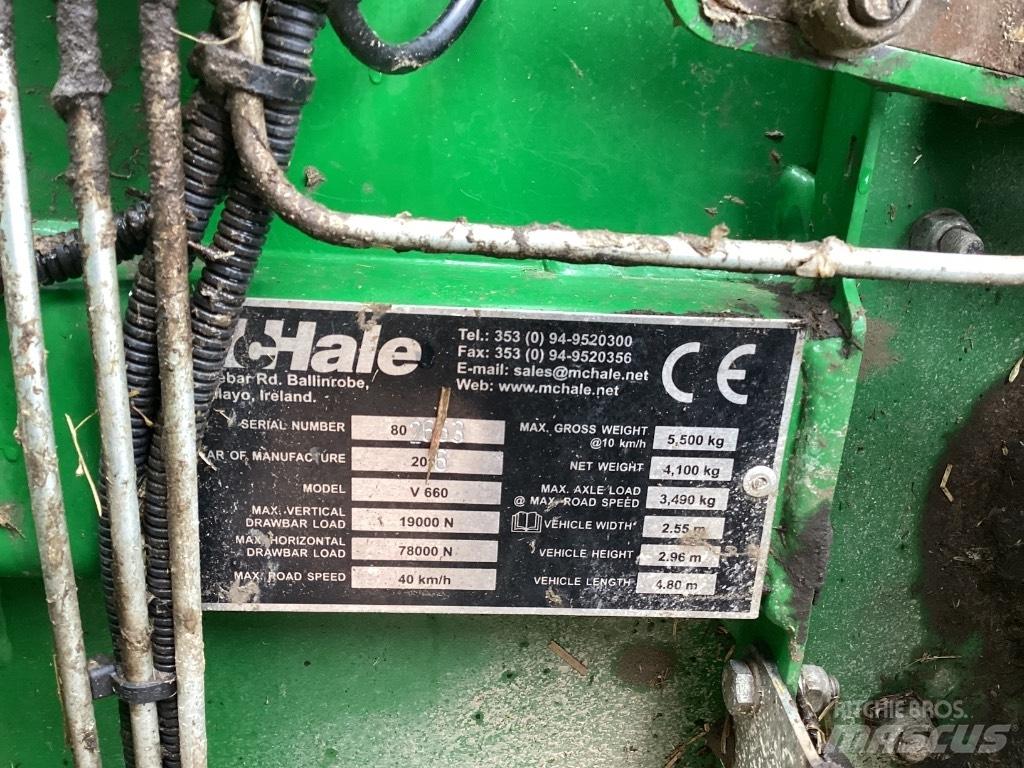 McHale V 660 Ruloonpressid