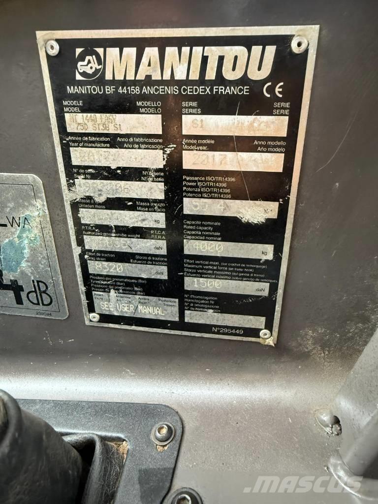 Manitou MT 1440 Teleskooplaadurid