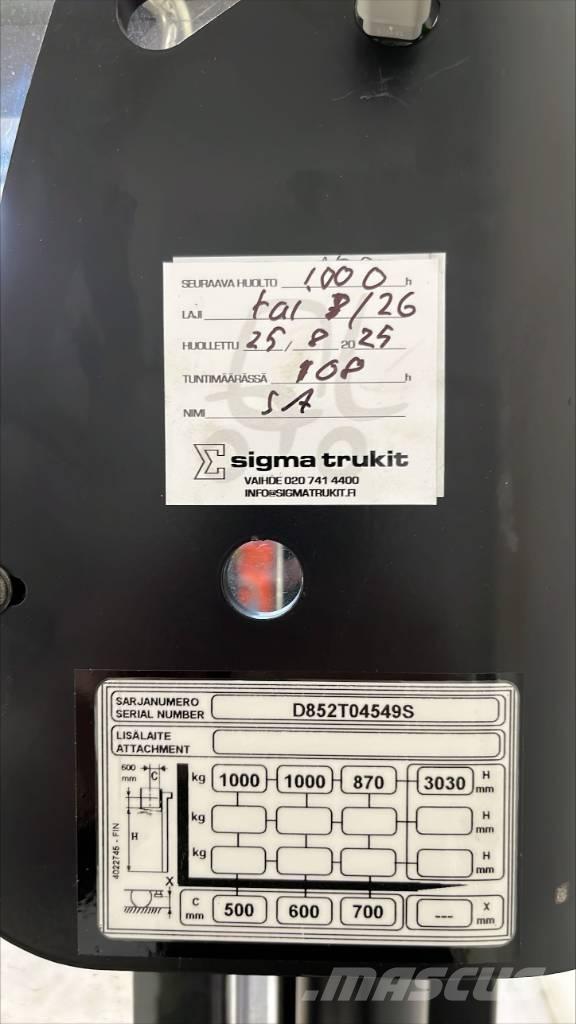 Yale MS 10 Järelkäidavad virnastajad