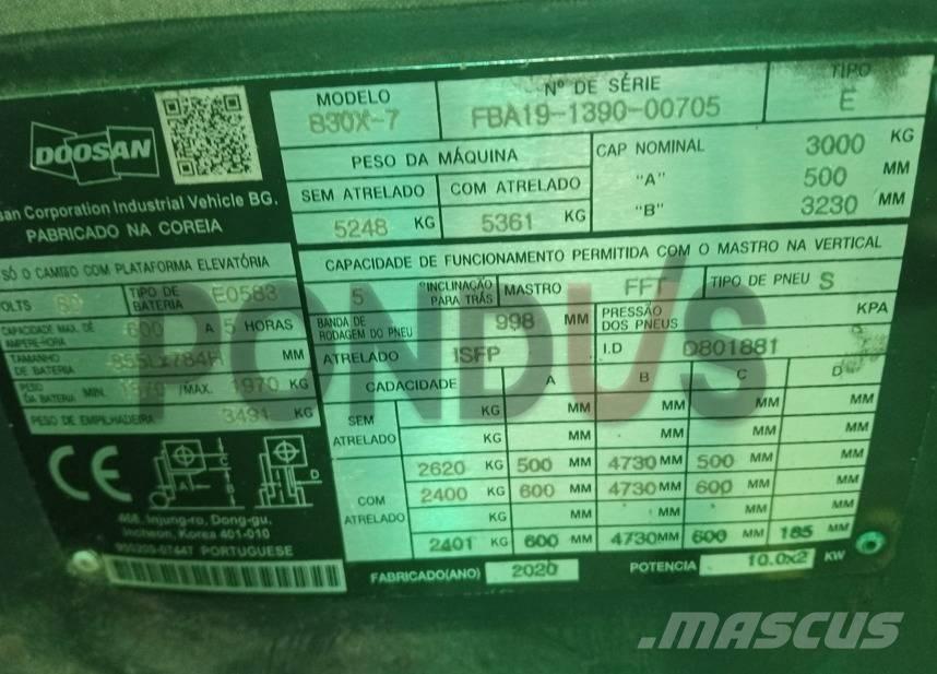 Doosan B22 Elektritõstukid