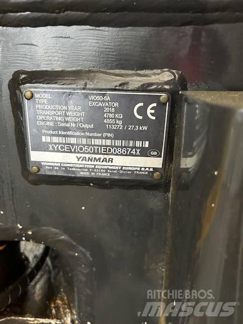 Yanmar Vio 50 Miniekskavaatorid < 7 t