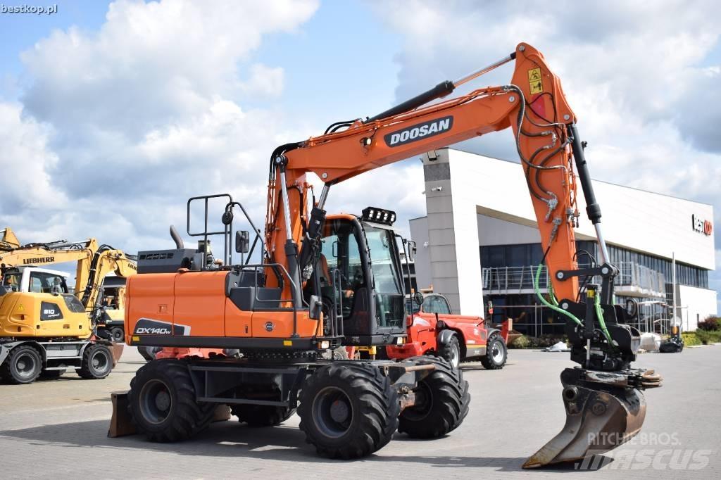 Doosan DX 140 W-5 Ratasekskavaatorid