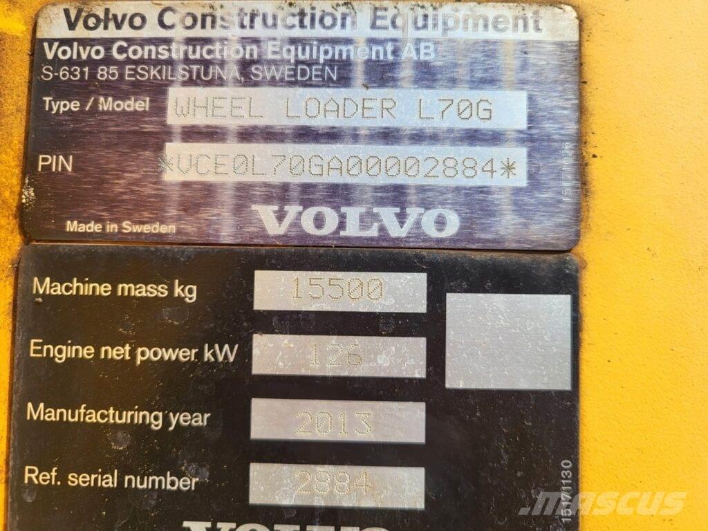 Volvo L70G Rataslaadurid