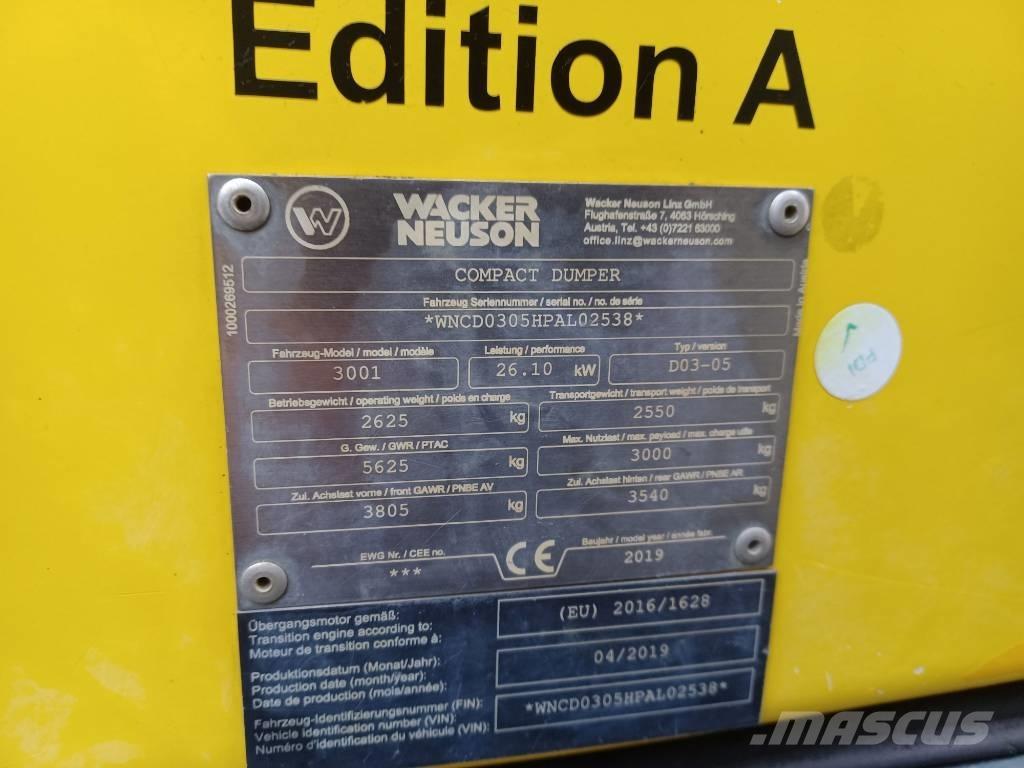 Wacker Neuson 3001 Väikekallurid