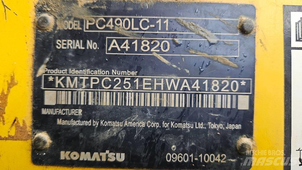 Komatsu PC 490 LC-11 Roomikekskavaatorid