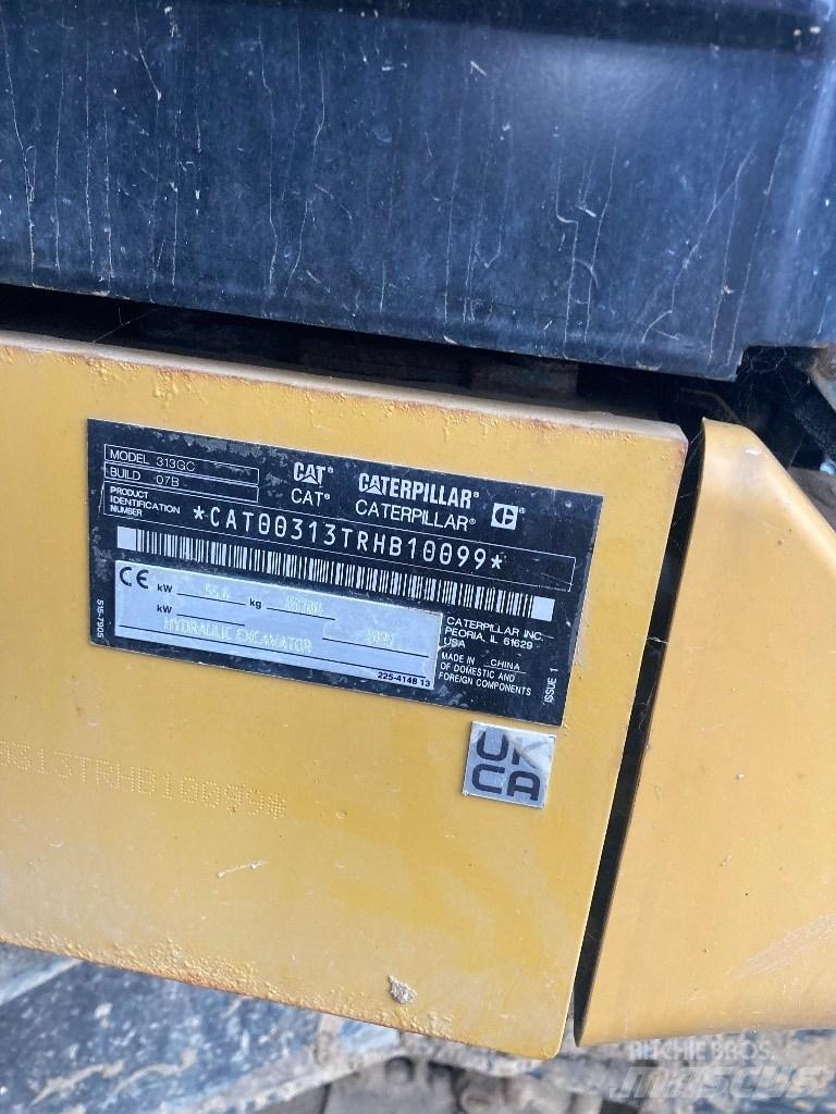 CAT 313 GC - nextgen Roomikekskavaatorid