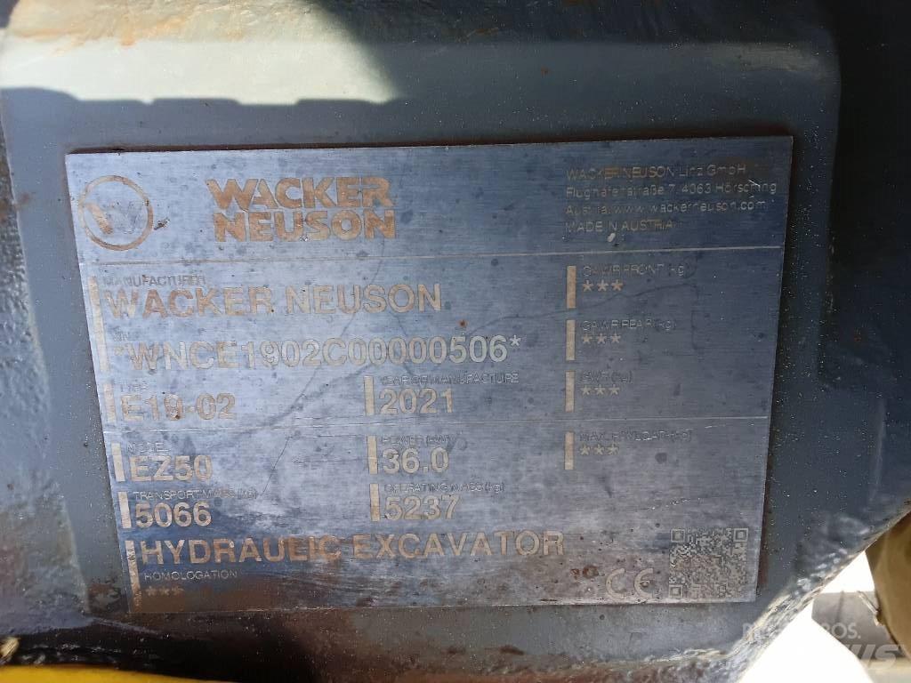 Wacker Neuson EZ50 Roomikekskavaatorid