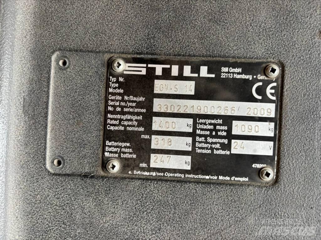 Still EGV-S14 Platvormiga virnastajad