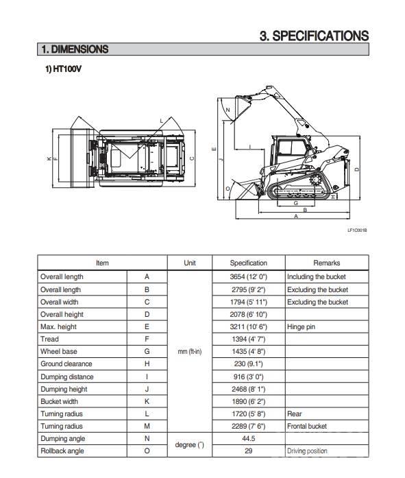 Hyundai HT 100 V Roomiklaadurid