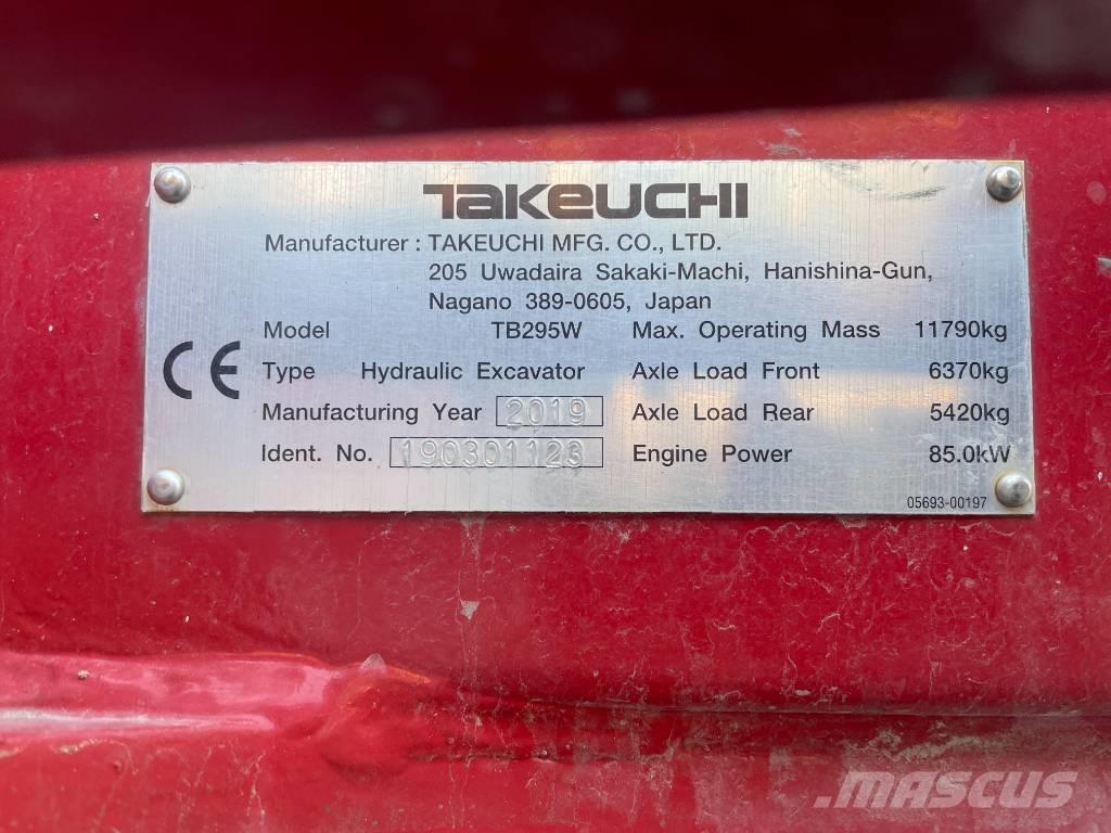 Takeuchi TB 295 W Ratasekskavaatorid
