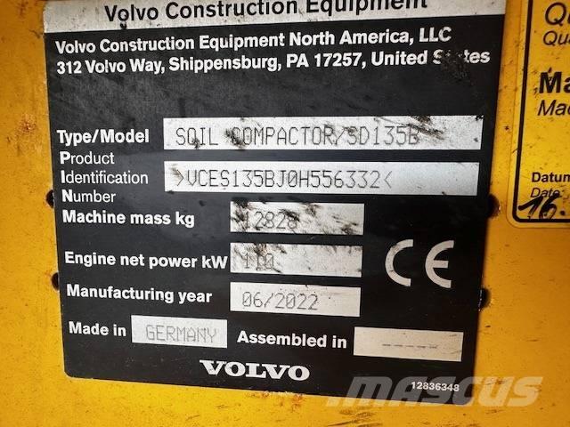 Volvo SD 135 B Ühe trumliga rullid