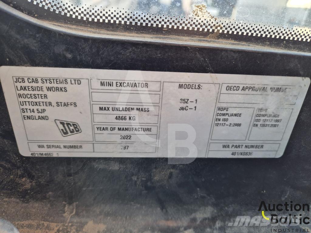 JCB 36C-1 Miniekskavaatorid < 7 t
