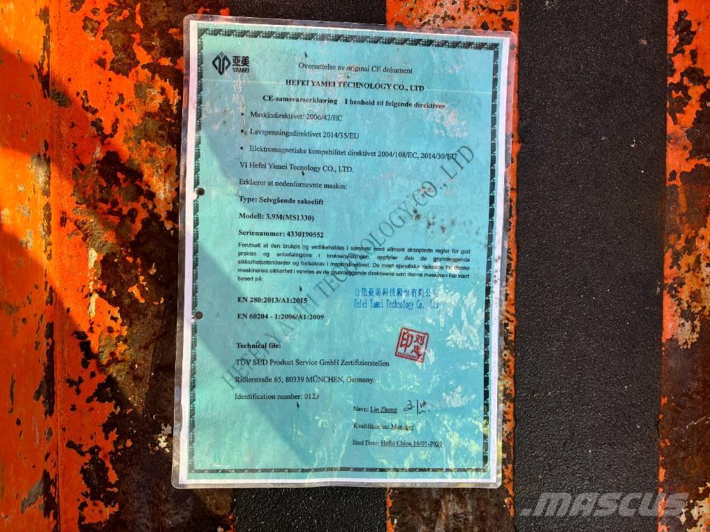 Yamei MS1330 Käärtõstukid