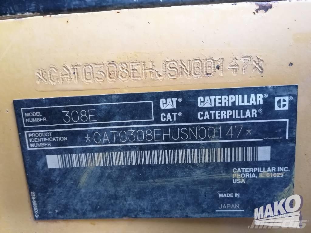 CAT 308 E CR Roomikekskavaatorid