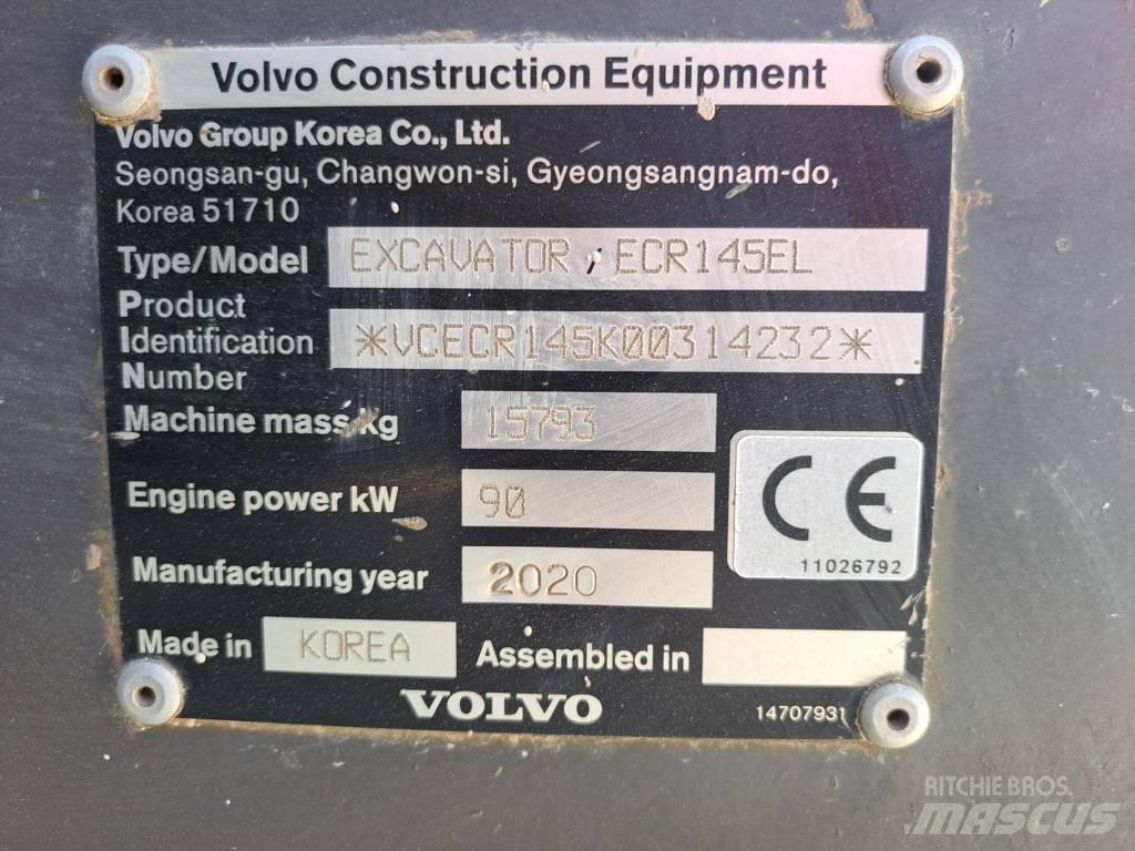 Volvo ECR 145 E Roomikekskavaatorid