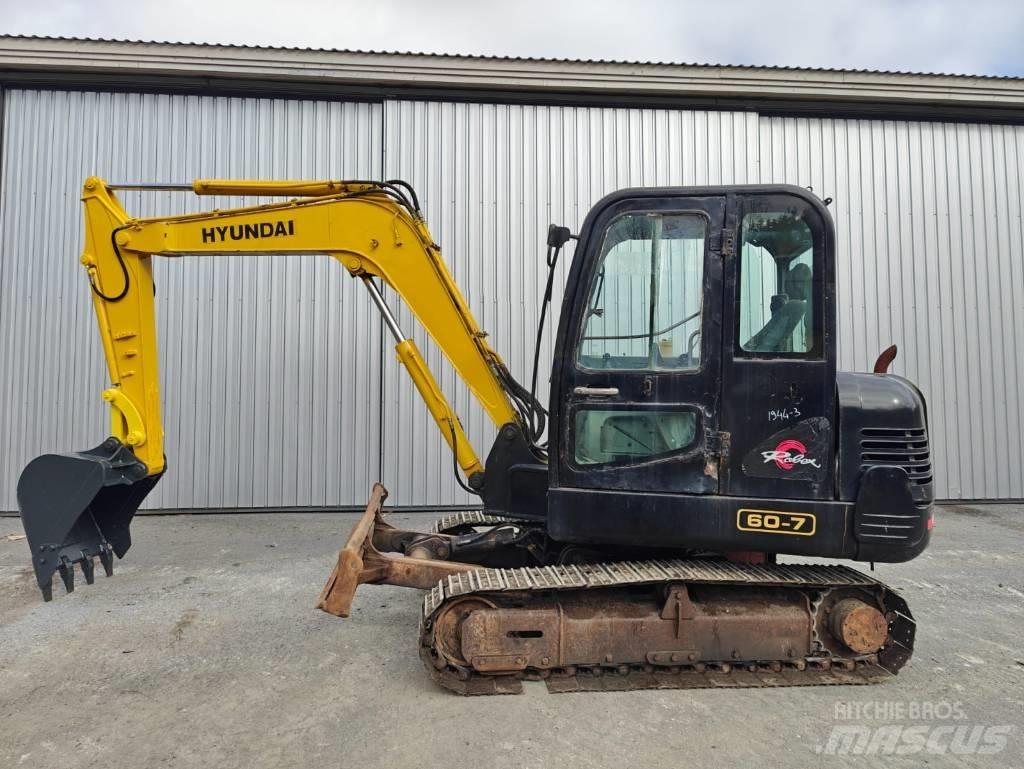 Hyundai R 60-7 Miniekskavaatorid < 7 t
